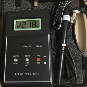 Freeshipping Tillverkare Magnet Tester Fluxmeter Magnetisk mätning Tester Gauss Meter Rang 2000mt permanent magnetfält