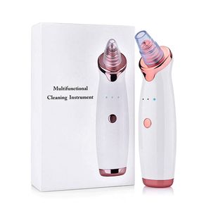 Electric Blackhead Remover Vakuum Sugnos Facial Pore Cleaner Cleansing Blackhead Avlägsnande verktyg Maskin Hudvård föryngring verktyg