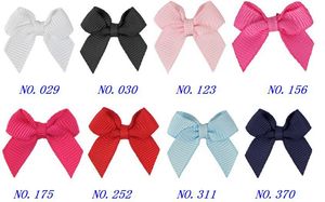 60pcs 2" mini baby girl hairbow hair bows clips kids Boutique grosgrain ribbon bowknot alligator Hairpin headwear accessaries HD3303