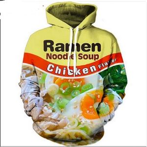 New Fashion Casual 3D Printing Hoodies Ramen Noodle Men / Women Autumn and Winter Sweatshirt Hoodies BC038
