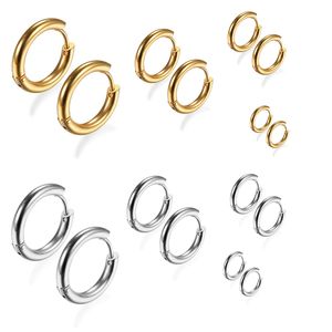 Wholesale small hoops for sale - Group buy Fashion mm mm Hoop Earrings Fashion Stainless Steel Gold Silve Plated Fashion Jewelry Round Small Hoop Earrings For Women