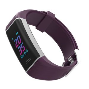 W7 GPS Heart Rate Monitor Smart Armband Fitness Tracker Smart Watch Vattentät Färgskärm Smart Armbandsur för IOS Android Phone Watch