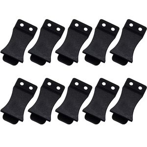 Pack med 10 DIY KYDEX Knife Sheath Gun Holster Quick Clips för 1,5 bälten - Spola Mount W / Hål och skruvar Passar IWB-applikationer