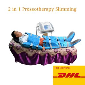 Air pressure slimming machine 2 in1 far infrared lymph drainage pressotherapy machine whole body detox slimming