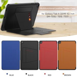 Shockproof Leather Multi-function Magnetic Smart Stand Cover For Samsung Galaxy Tab A 10.1 Inch 2019 SM-T510/T515 Tab A 8.0 SM-T290