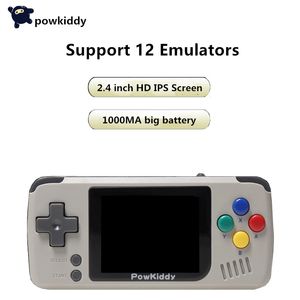Powkiddy Q70 Open Source Handheld Nostalgic Host Game Console 2,4 tums HD-skärm Mini Player Retro Mini Familj TV Videokonsoler Gratis DHL
