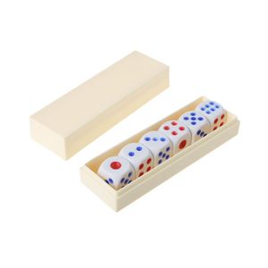 6 개/대 Magic Prop 플라스틱 주사위 장난감 바 나이트 클럽 파티 보드 게임 Magic Trick Dice