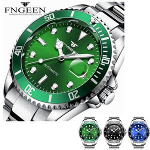 Mechanical Watches Men Water Resistant Automatic Watch Male Clock With Date Calendar Relojes Automaticos Para Hombre Fngeen Y19061905