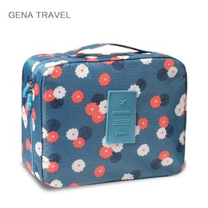 Portable Travel Organizer Storage Bag Kosmetisk Makeup Väska Toalettsaker Tvättväska Hängande Påse Rosa Grå Vin Röd Orange