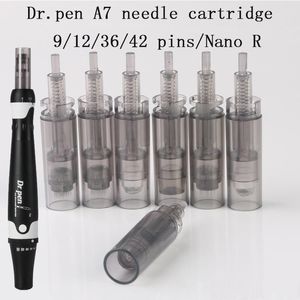 NEW 9 12 36 42 pin nano cartridge for A7 dr pen Replacement micro Needle screw Cartridges For Dr Derma Pen Auto Microneedle System