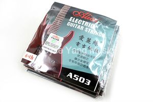 10 Pack Alice A503-L / 046 Electric Guitar Strings E-6e Single Nickel Legering Wond String Gratis verzending