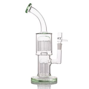 Hookahs toro szkło bong mocne platformy olejne rury wodne drzewo Perc Hookahs Recycler Bubbler 11 