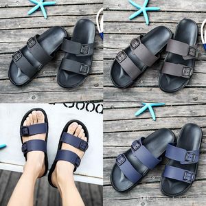 Gratis fraktdesigner Sandaler Märke Tofflor Blå Svart Brun Skor Man Casual Skor Tofflor Utomhus Beach Tofflor Eva Light Sandals