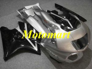 Motorrad Verkleidungsset für HONDA CBR600F3 97 98 CBR 600 F3 1997 1998 ABS Top Silber schwarz Verkleidungsset + Geschenke HH03