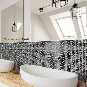 Fliesenaufkleber, wasserdicht, für Badezimmer, Küche, Wandaufkleber, selbstklebend, Mosaik, Marmor, Morroco, Backsplash, Fliesen, Ziegeldekor