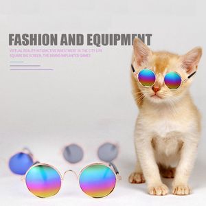 12 models Pet Dog Apparel Accessories Cat sunglasses dog glasses Teddy personality funny headdress