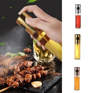 Vidro Olive Oil Pulverizador garrafa vazia óleo vinagre molho de soja Dispenser Cozinhar Salada BBQ Baking Grelhar pulverizador de óleo