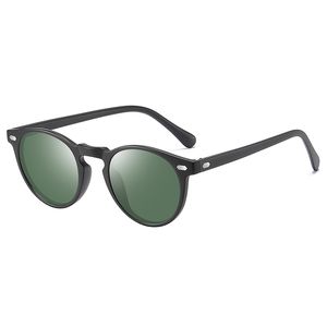 Оптово-Модные круглые поляризованные солнцезащитные очки для мужчин и женщин. Дизайн круглых солнцезащитных очков. Винтажные очки для вождения на открытом воздухе.