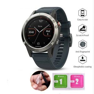 Yumuşak TPU Clear LCD Ekran Koruyucu Güvenlik Kapak Film Cilt Garmin Fenix ​​3 İK / Fenix ​​5x5 s chronos 735XT Öncüsü 225/235 Aksesuarları