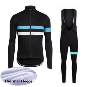 RAPHA ekibi Bisiklet Kış Termal Polar forması önlük pantolon setleri Bisiklet Giyim Çabuk Kuru Bisiklet Sportwear Ropa Ciclismo U41906