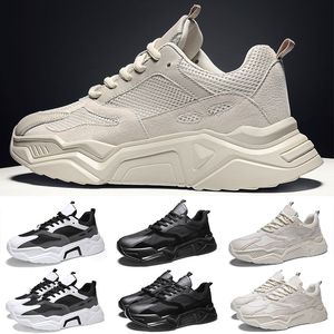 scarpe da ginnastica di qualità nero bianco beige papà scarpe da corsa per scarpe da ginnastica da donna in tela
