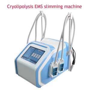 Professional E COOL PAD Cryolipolysis Slimming Machine / Salon Cryolipolysis Cold Tech Body Sculpting Equipment With Muscle Stimulate EMS