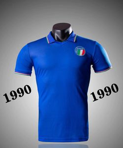İtalya Ulusal Futbol Takımı Jersey toptan satış-Üst İndirim İtalya Milli takım Retro ev futbol formaları italya Maldini Baresi Roberto ZOLA CONTE bağbozumu klasik formalarını