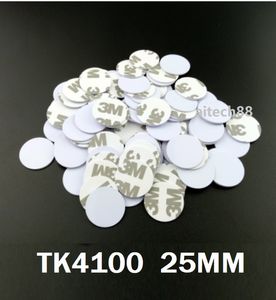 125khz Proximity Token Tag EM4100 TK4100 RFID Coin Tag ID Card Read Only Access Control Card Diameter 25mm