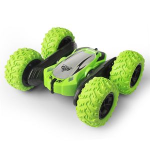 Off Road Four-Wheel Drive Stunt Car med svalljus 2,4 g dubbelsidig stuntbil Remote Control Toys