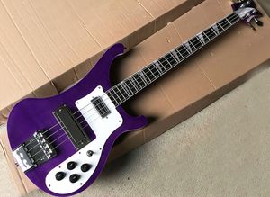 Фиолетовые 4 струны 4003 Ricken Electric Bass Guitar с фретой палисандра