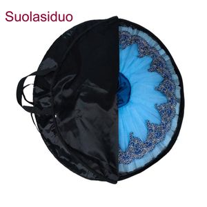 Black Professional Ballet Tutu Bag Rose Red Waterproof Oxford Foldable Soft Ballet Bags Ballet Tutu Case Package