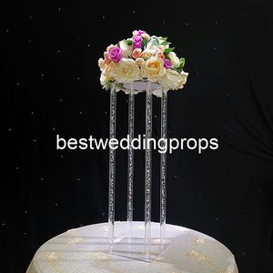Nuovo stile Decorazione di nozze cornice in cristallo acrilico cornice per matrimoni palcoscenico per eventi di nozze best01114