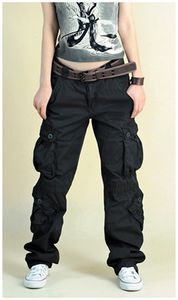 Women's Overalls Trousers Multi-pocket Casual Pants Maxi Cargo Hip-hop Baggy Pants Loose Army Green/khaki Cargo Pants