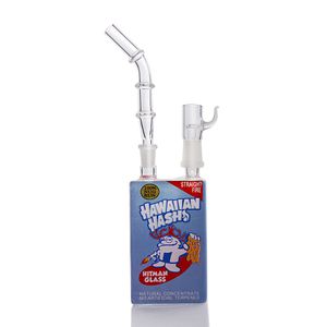 Hitman Juice Box Oil Rigs Hookahs Bong Water Pipe Heady Glass Water Beaker Bongs met 14 mm gewricht 9,8 inch