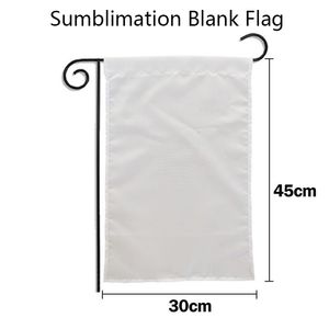 30*45cm Sublimation Blank Flag Double Sided Heat Transfer Garden Banner DIY Trump Biden Flags Decor Home