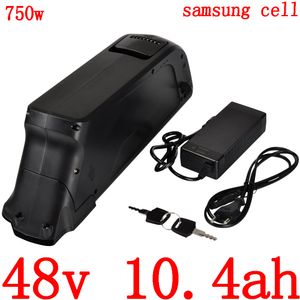 Batteria per bici elettrica 48V 48v 10ah agli ioni di litio usa cella samsung per motore ebike 500W 750W con caricabatterie 20A BMS + 2A