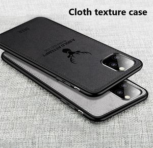 iPhone 11スリムハイブリッド耐衝撃保護ケースiPhone x用3D印刷カスタムTPUファブリック電話ケース
