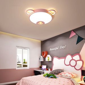 새로운 LED 천장 조명 소년 소녀 어린이 방 침실 현대 LED 조명 표면 마운트 원격 제어 실내 램프 라바라 기술