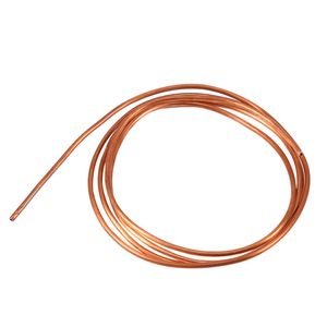 Freeshipping 2M * 10st Soft Copper Tube Pipe OD 4mm x ID 3mm för kylning VVS COPER RUND TUBLING