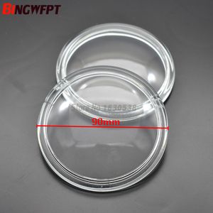 2pcs/lot Round Diameter 90mm Fog Lights Lamps Anti-fog Glass Tempered Glass For Mitsubishi L200 Outlander Pajero Colt Triton ASX