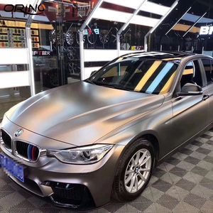 Pearl Matte Metallic Gunsmoke Grey Vinyl Wrap Film DIY Self Adheive Car Folia Roll Air Release Cannel241i