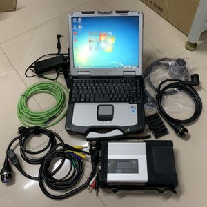 Auto Diagnostic Tool MB Star C5 SD Connectar 5 V12.2023 Används Toughbook CF30 4G för Mercedes Ready to Use