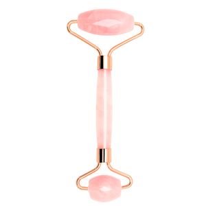 Rose Quartz Face Roller Massager Gouache Scraper for Facial Massage Eye Relax Natural Jade Guasha Massage Roller