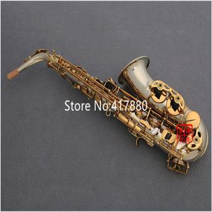 New Arrival Japonia Kuno KAS-993 ALTO Saksofon Eb Tune White Copper Rurka Profesjonalne instrumenty muzyczne z ustnik Case