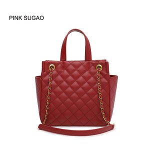 Pink sugao 2019 new fashion tote bag designer women shoulder bags luxury leather handbags large capacity brand handbags wholesales 3 color