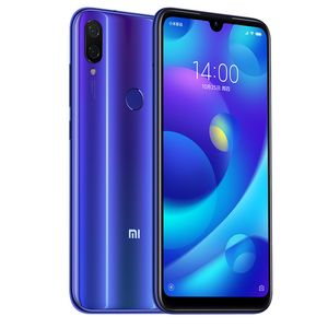 Telefono cellulare originale Xiaomi Mi Play 4G LTE 4 GB RAM 64 GB ROM Helio P35 Octa Core Android 5,84 pollici Schermo intero 12,0 MP ID impronta digitale Face 3000 mAh Smart Phone