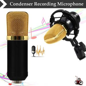 Wysoka czułość BM-700 Mikrofon z mikrofonem Studio Broadcasting Dźwięk Mikrofon Niski hałas Mikrofon dla karaoke