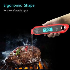 Termômetro de carne de churrasco à prova d 'água para grelhar fumante Forno cozinha Turquia Cozinhar Digital Churrasqueira Thermometer Garrafa Opener