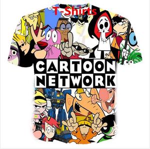Neueste 3D Gedruckt T-Shirt Cartoons Collage 90er Jahre Kurzarm Sommer Casual Tops Tees Mode Oansatz T-shirt Männlich DX011