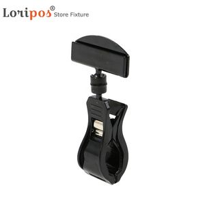 Black Clear Plastic Price Holder Price Sign Holder Clip Office Memo Note Paper Tag Picture Photo Clip Shelf Talker Clamp